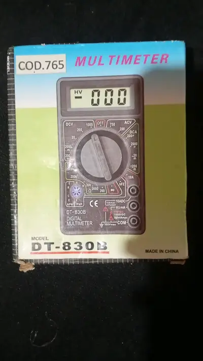 Multímetro digital DT-830B con cables - miniatura 1