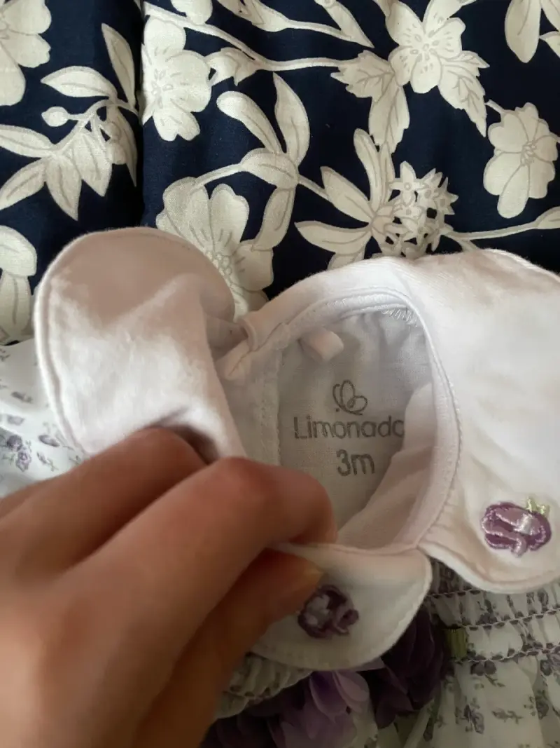 Vestido de bebé Limonada con diseño floral - 2