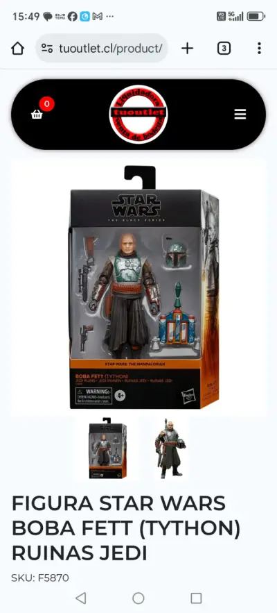 Figuras de acción Star War 20 mil c/u - miniatura 1