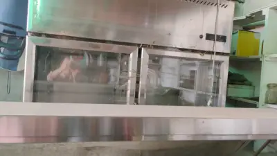 Vitrina refrigerada de acero inoxidable para exhib - miniatura 4