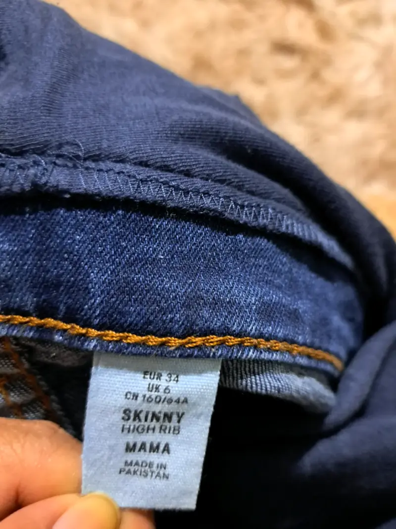 Jeans maternales talla xs - 3