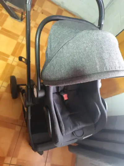 Coche de bebé Bebesit Negro - miniatura 5