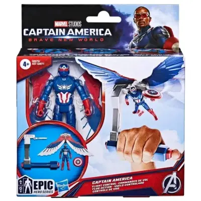 Figura de acción Capitán América con control de vu - miniatura 1