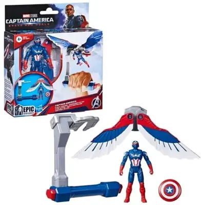 Figura de acción Capitán América con control de vu - miniatura 2