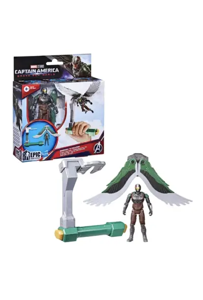 Figura de acción Falcon Marvel con alas voladoras - miniatura 1