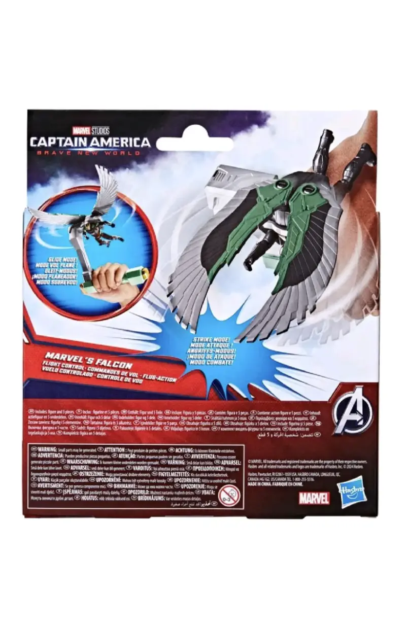 Figura de acción Falcon Marvel con alas voladoras - 2