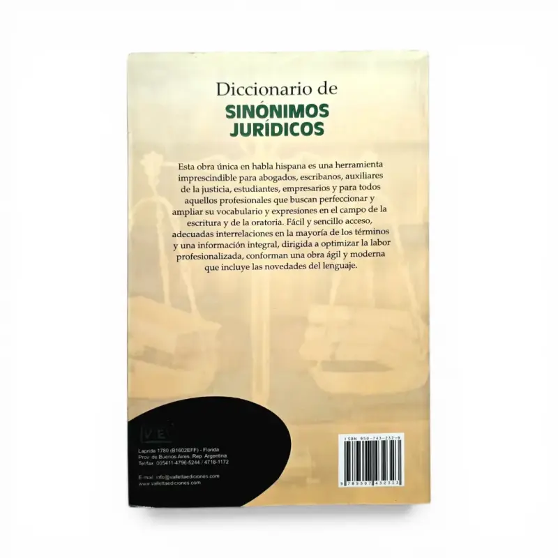 Diccionario de Sinónimos Jurídicos Valletta Ediciones - 2