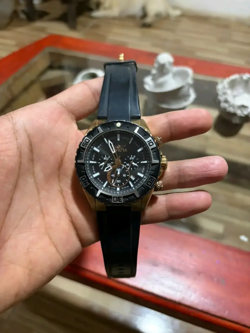 Reloj Invicta Aviator Cronógrafo Negro - 1
