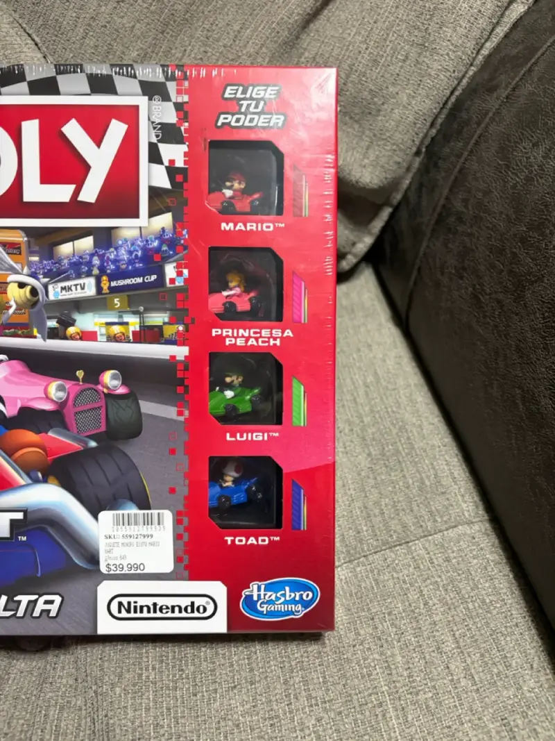 Juego de Mesa Monopoly Gamer Mario Kart - 3