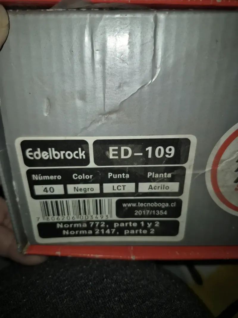 Botas de Seguridad Negras Edelbrock ED-109 - 4