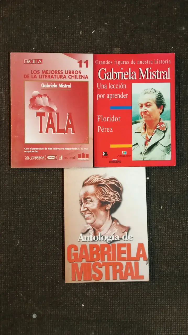 Libros pack Gabriela Mistral