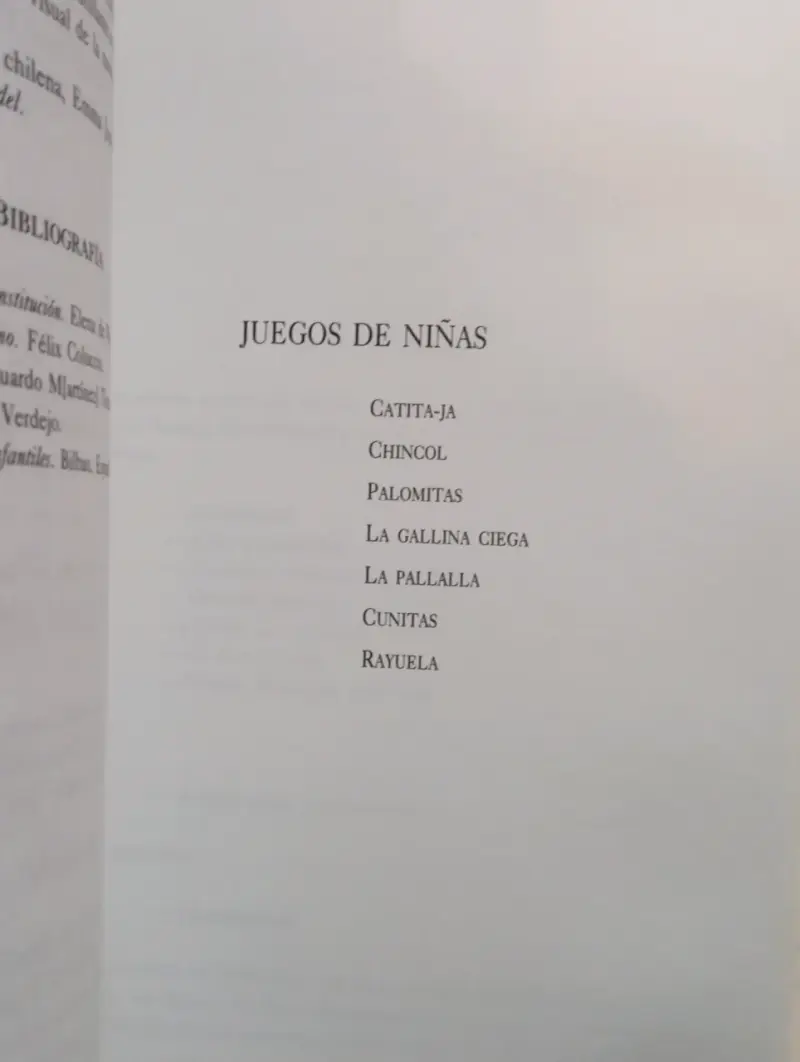 Libro Origen y Folclor de los Juegos en Chile - 5