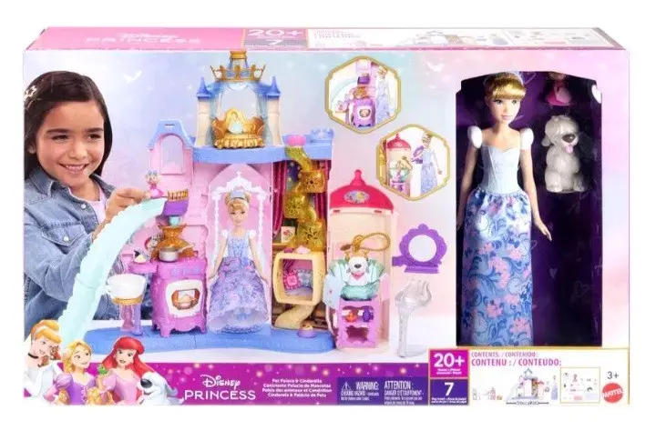 Castillo de Princesas Disney Cenicienta Mattel - 1