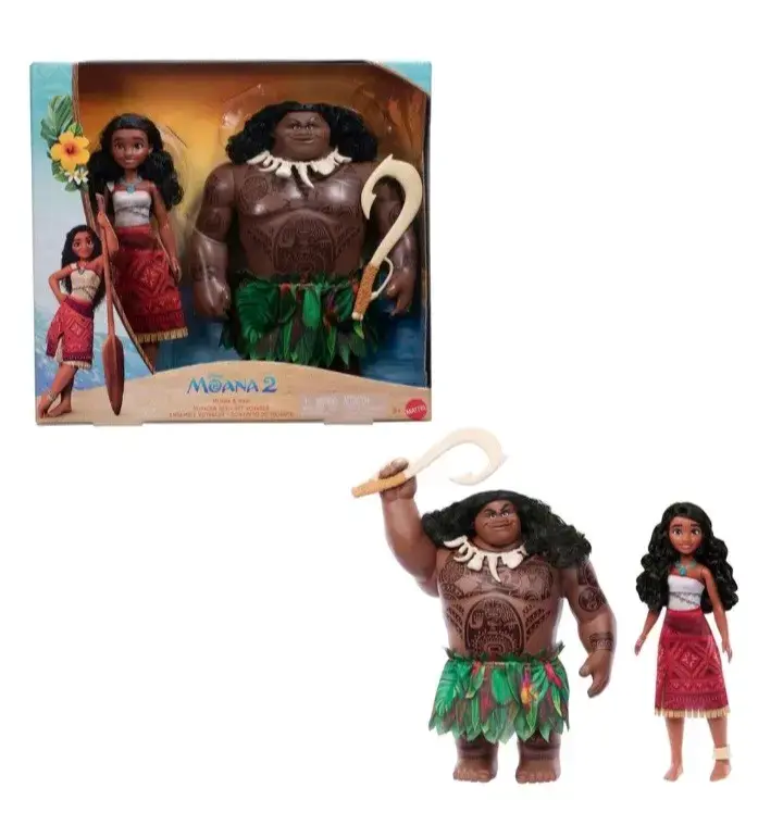 Set de Figuras Moana y Maui de Disney Mattel - 2