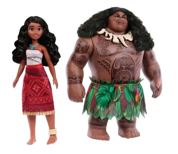 Set de Figuras Moana y Maui de Disney Mattel - 4