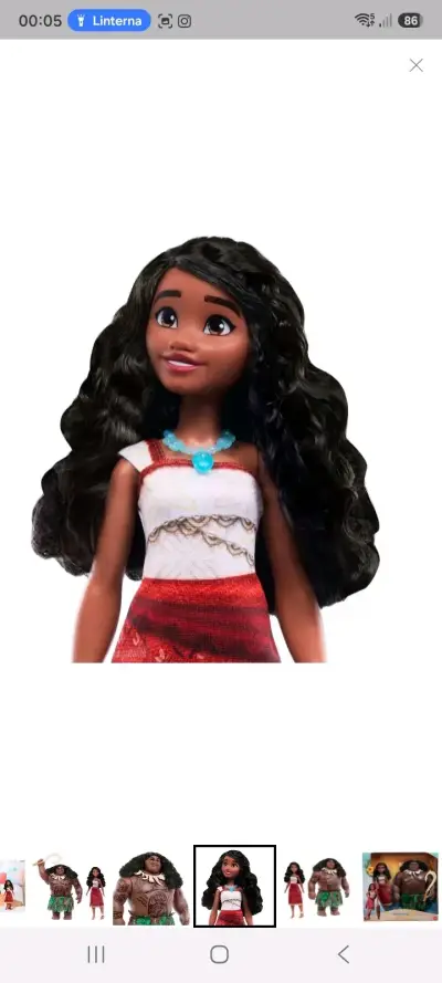 Set de Figuras Moana y Maui de Disney Mattel - miniatura 5