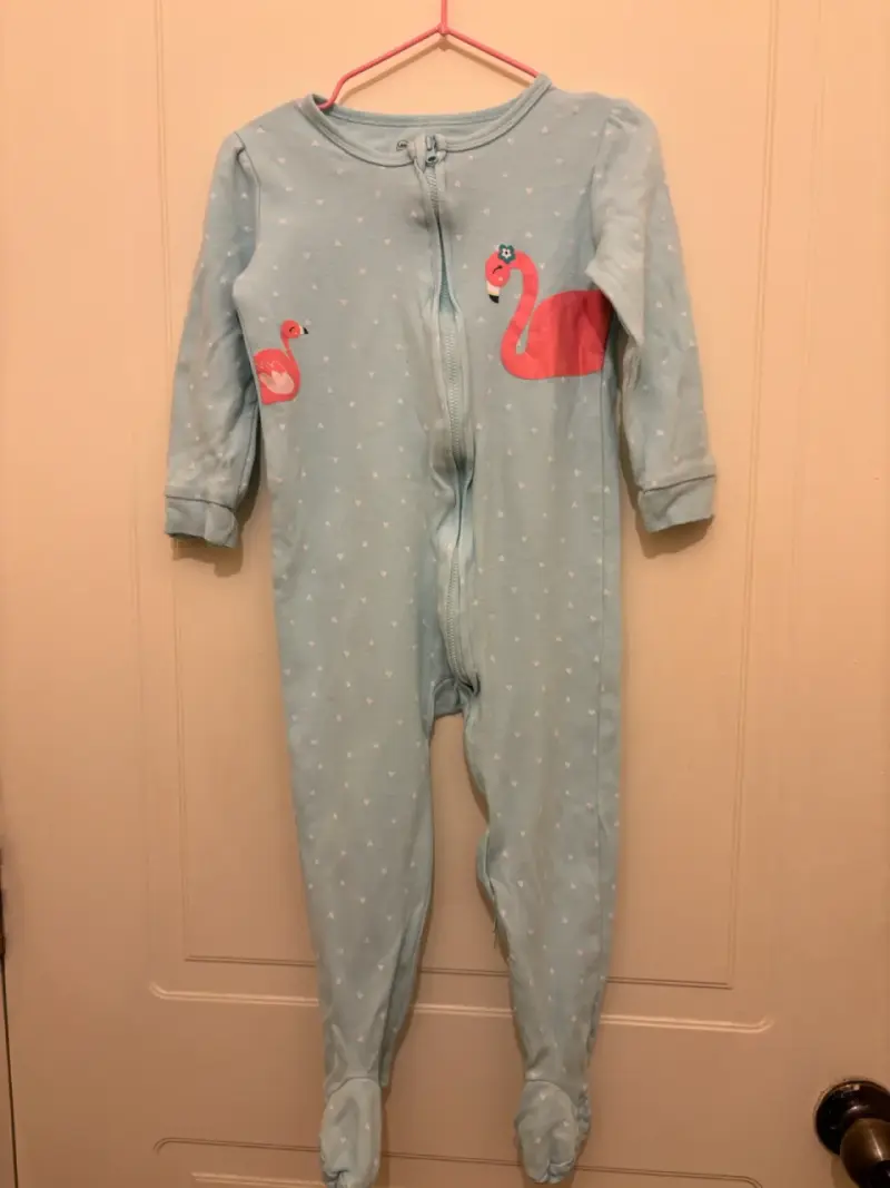 Pijama enterito para bebé con diseño de flamencos