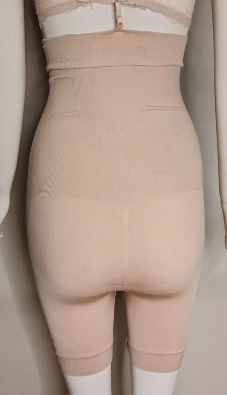 Línea Silhouette - Pantaleta Alta Karam Beige L - 3