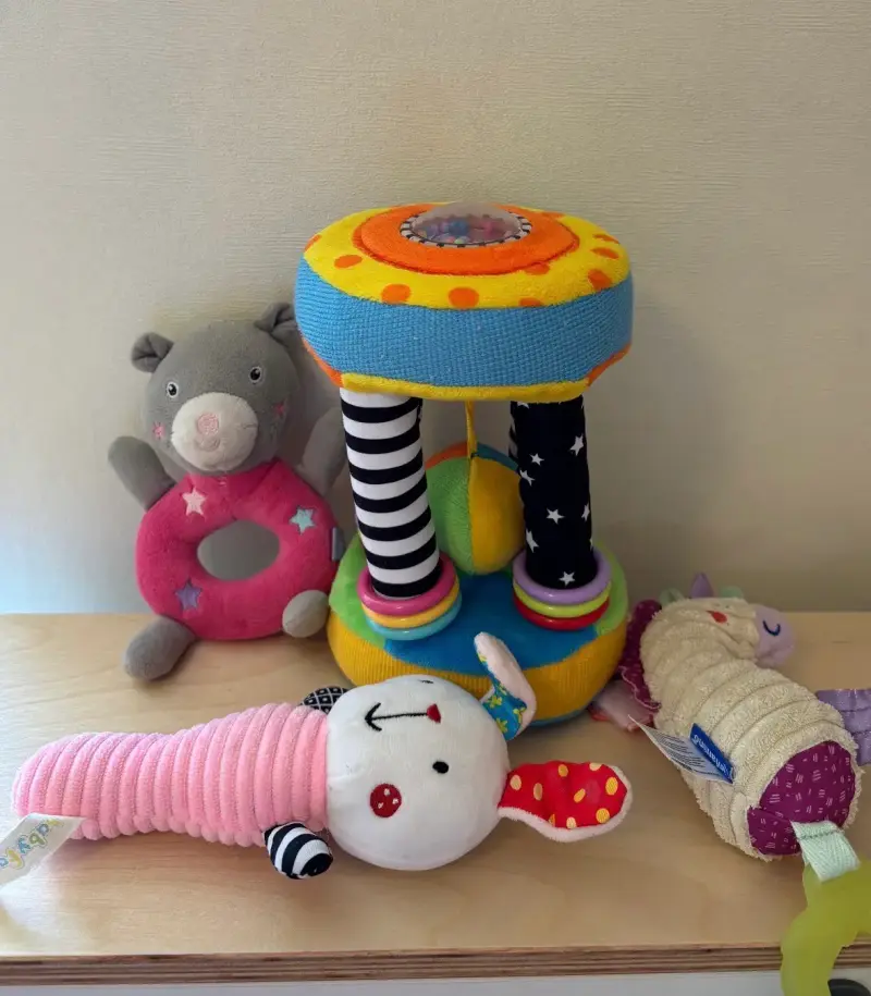 Set de juguetes de peluche para bebé