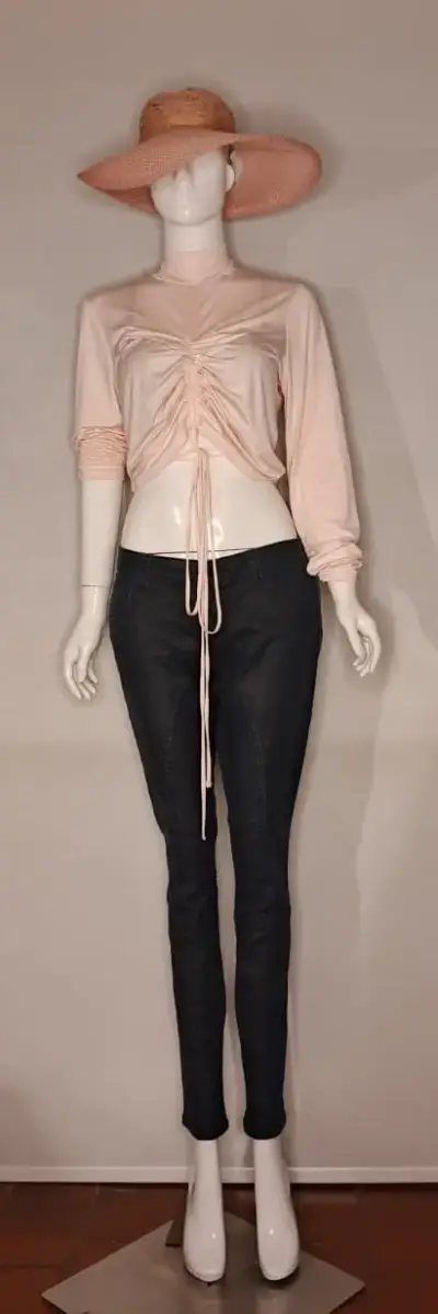 Línea Urban - Top Fruncido Sybilla Rosa M/L - miniatura 4