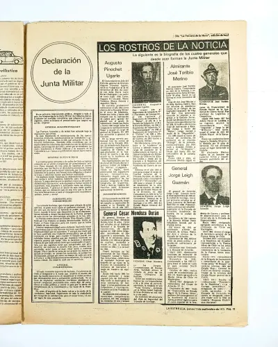La Estrella de Valparaíso, 13 de Septiembre 1973. - miniatura 3