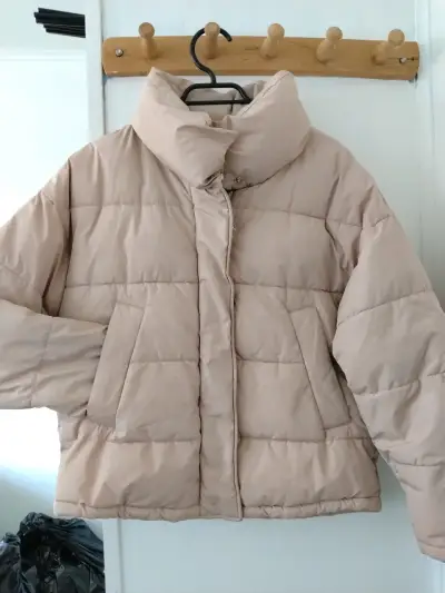 Chaqueta acolchada beige para mujer SPAO - miniatura 1