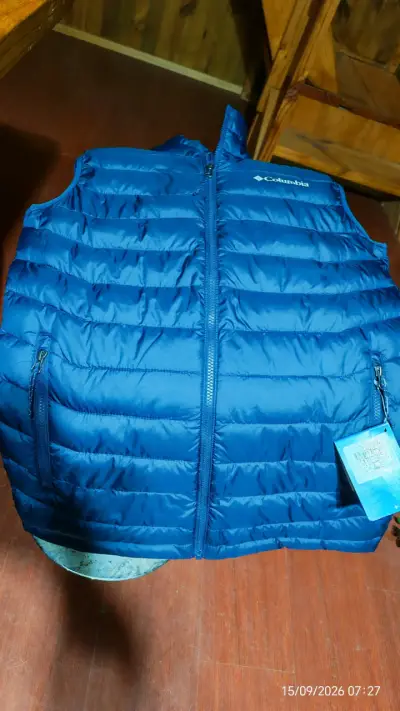 Chaleco térmico azul Columbia para hombre - miniatura 1
