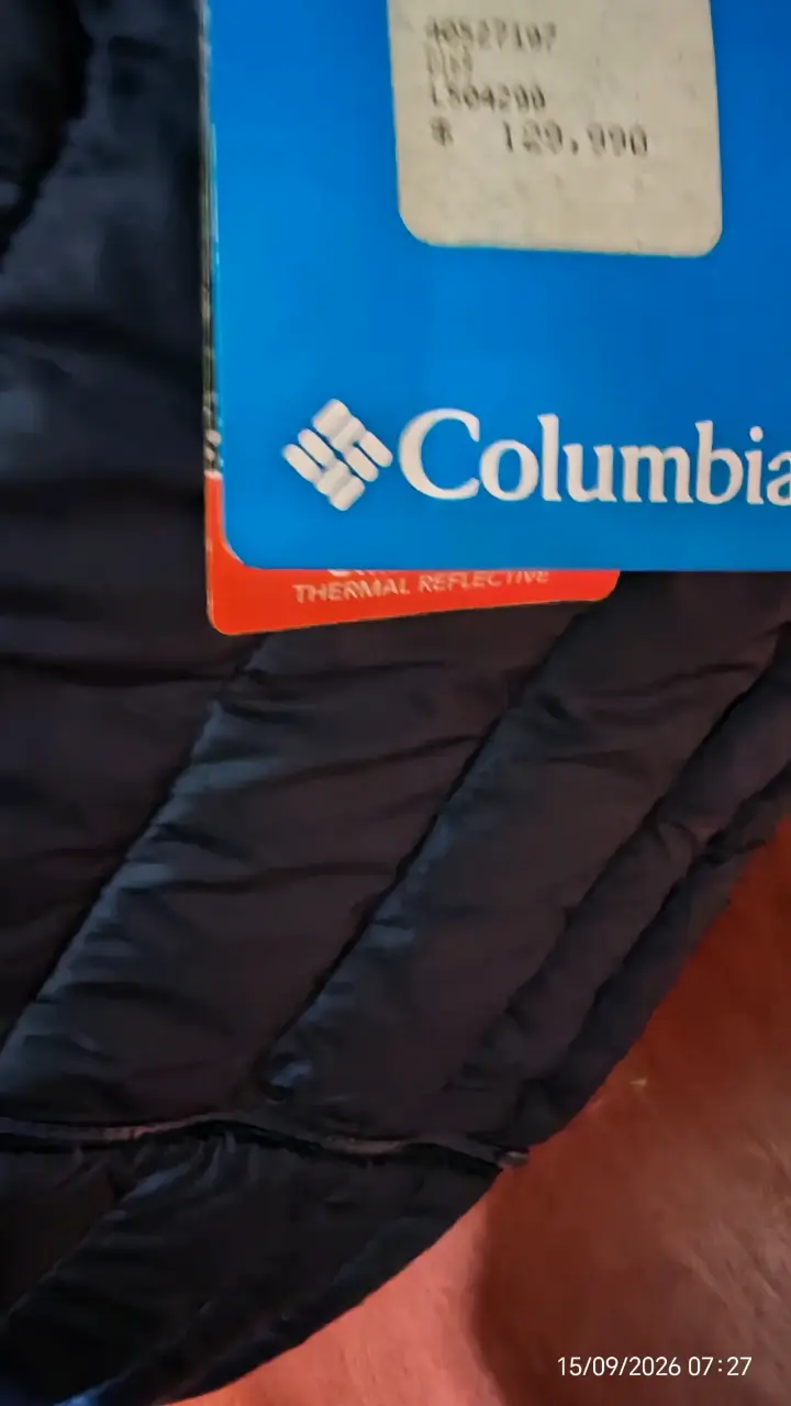Chaleco térmico azul Columbia para hombre - 2