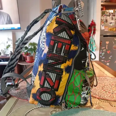 Mochila Kenzo multicolor diseño único de colección - miniatura 2