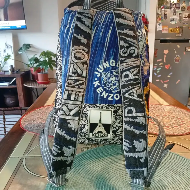 Mochila Kenzo multicolor diseño único de colección - 5