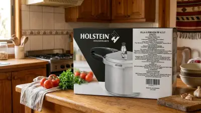 Olla a presión Holstein de 4.2 litros acero inoxidable - miniatura 2