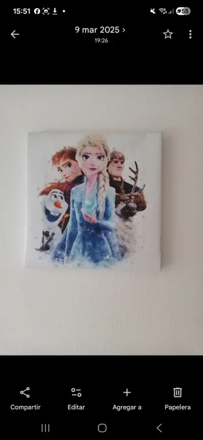 Cuadros decorativos Frozen para niños - miniatura 2
