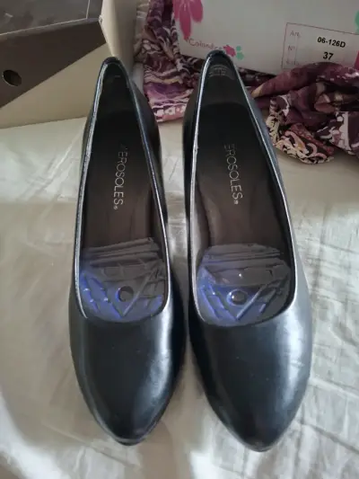 Zapatos de Tacón Negro Aerosoles Talla 37 - miniatura 1