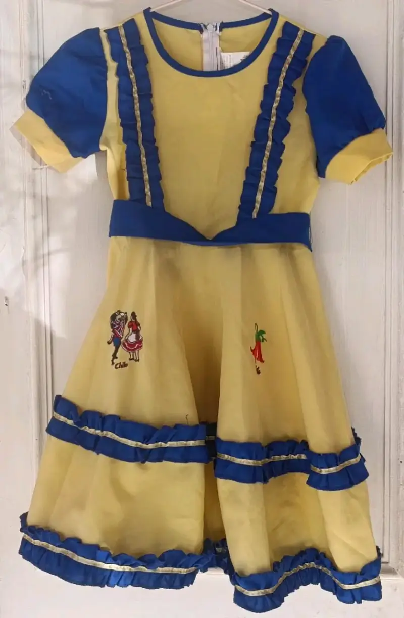 Vestido de Huasa talla 8 Infantil