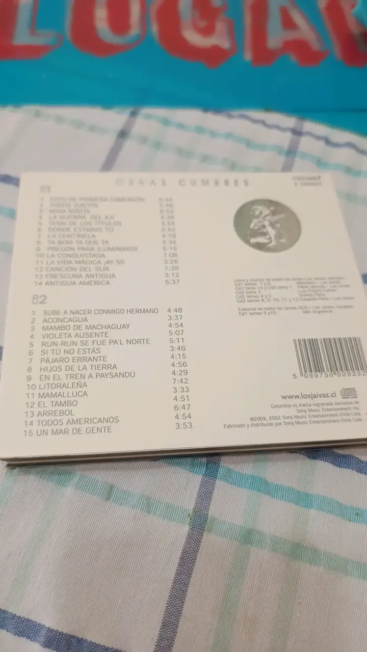CD Los Jaivas Obras Cumbres 2009 - 2
