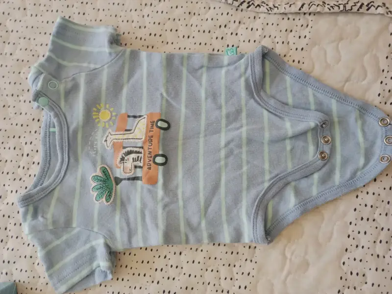 Conjunto de ropa para bebé de algodón colorido - 2