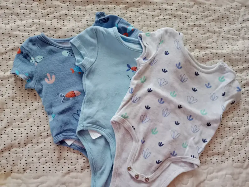 Conjunto de ropa para bebé de algodón colorido - 4