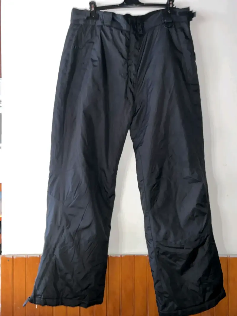 Pantalones de esquí impermeables negros