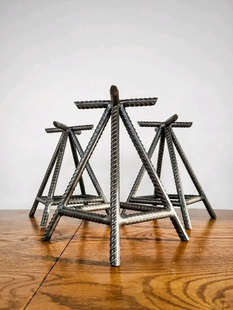 Soporte de hierro para fogata o parrilla - 6