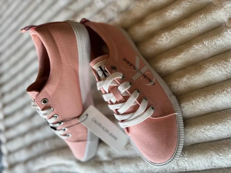 Zapatillas rosas Calvin Klein Jeans casuales - 3