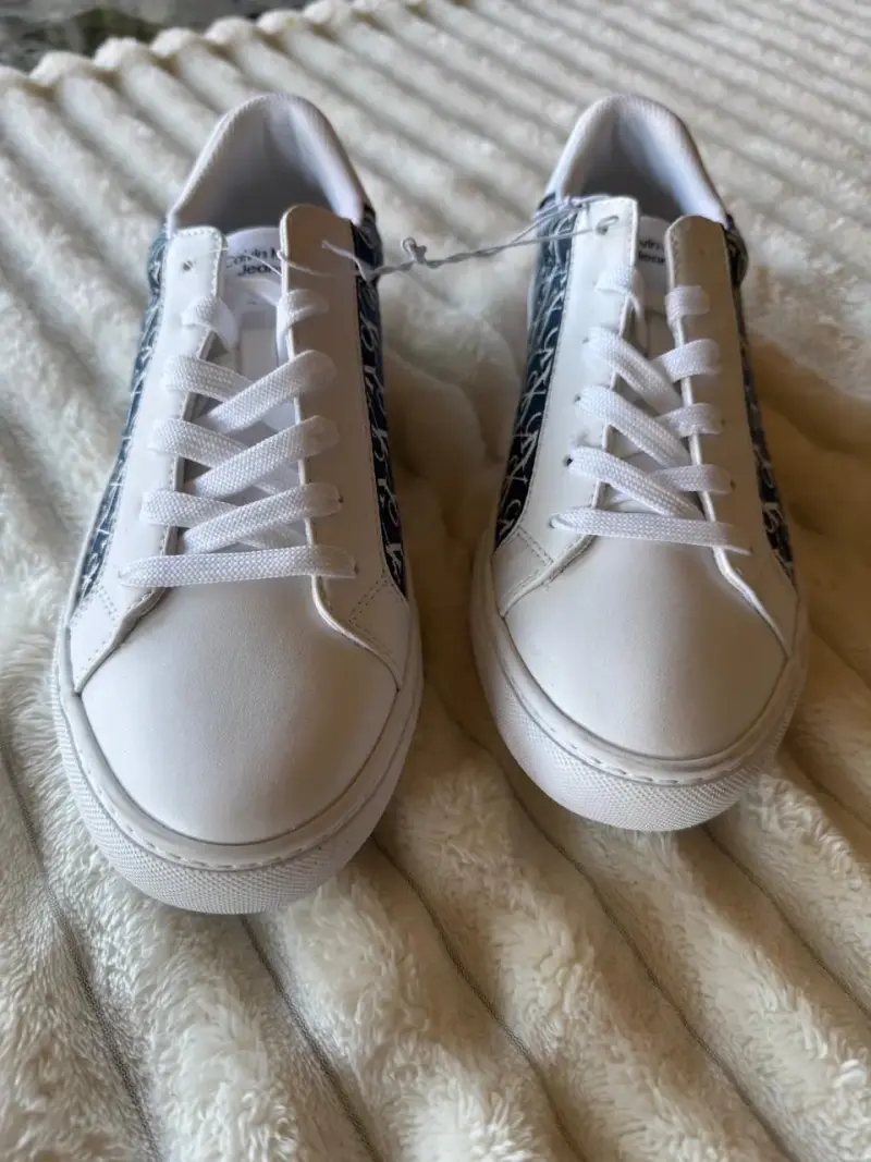 Zapatillas blancas Calvin Klein con logo lateral - 3