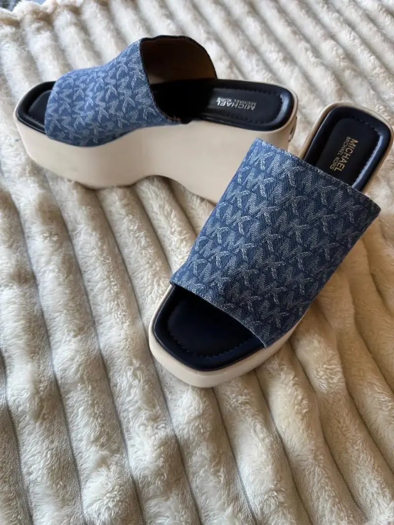 Sandalias de plataforma Michael Kors denim - 2