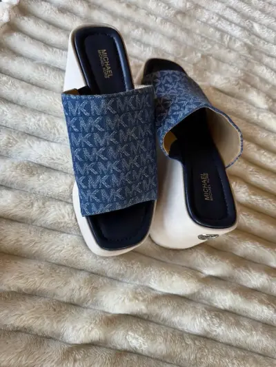 Sandalias de plataforma Michael Kors denim - miniatura 4