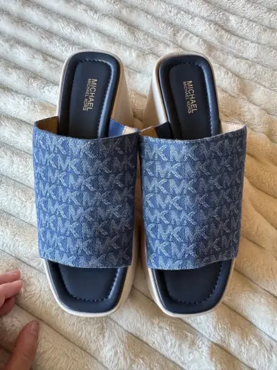 Sandalias de plataforma Michael Kors denim - miniatura 5