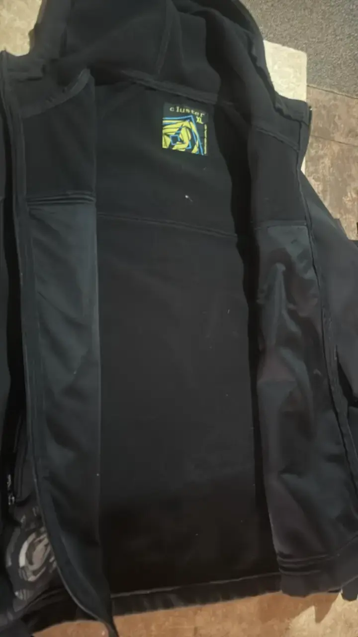 Chaqueta negra con capucha Clubber Urban - 2