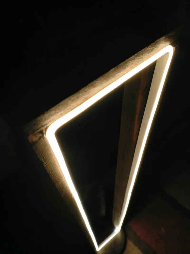 Lámpara de pie LED moderna de madera - 3