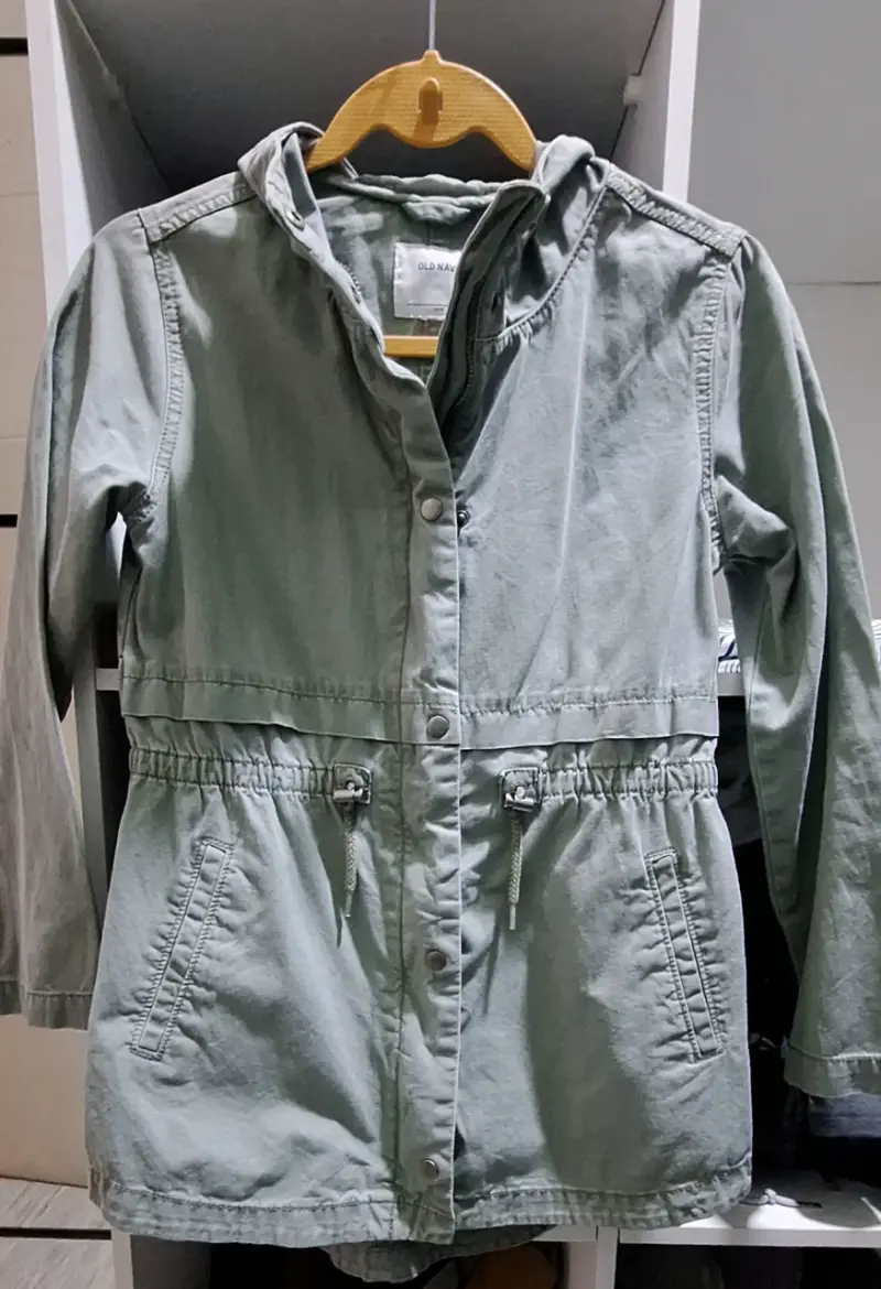 Parka verde con capucha Old Navy para mujer - 1