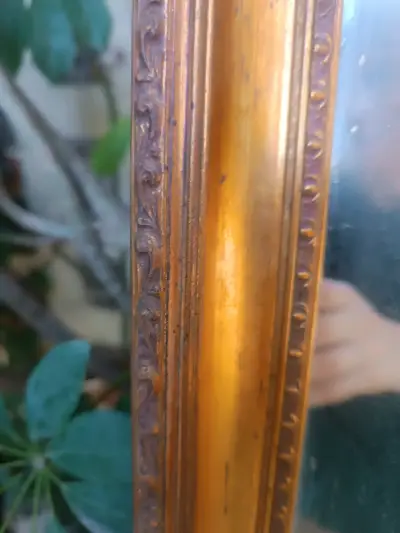 Vendo gran marco dorado antiguo - miniatura 2