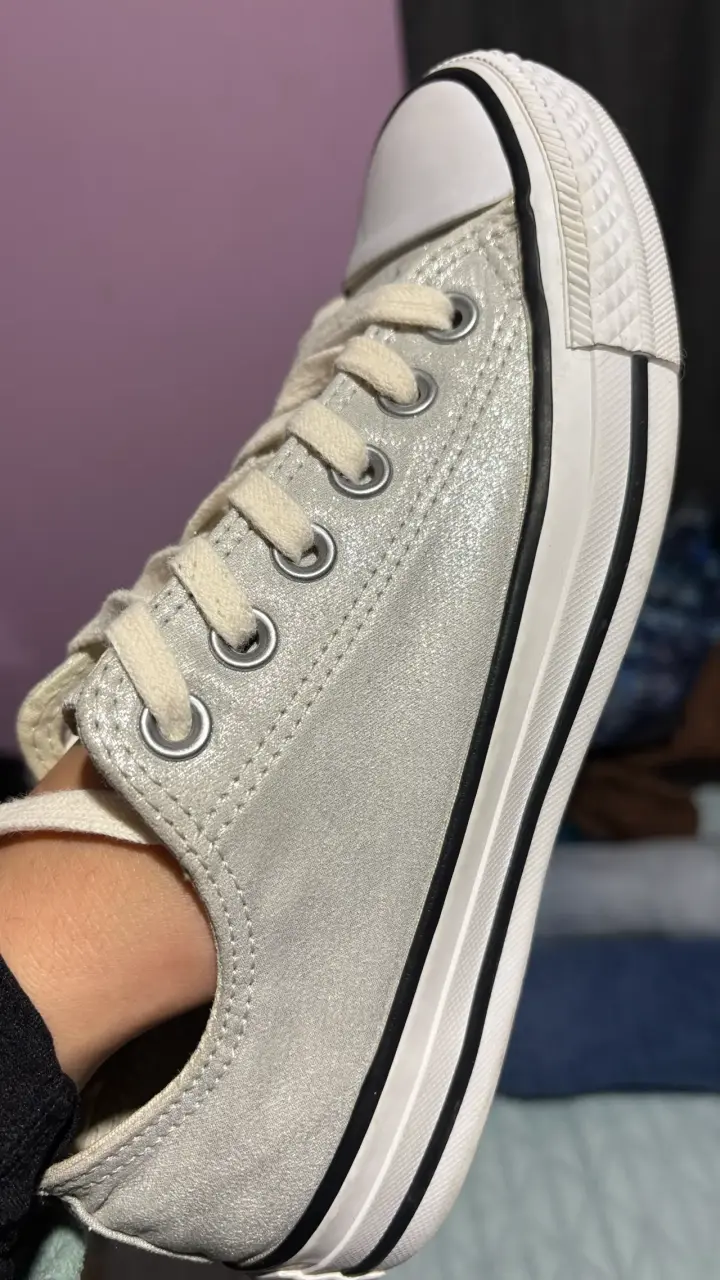 Zapatillas Converse All Star blancas clásicas - 4