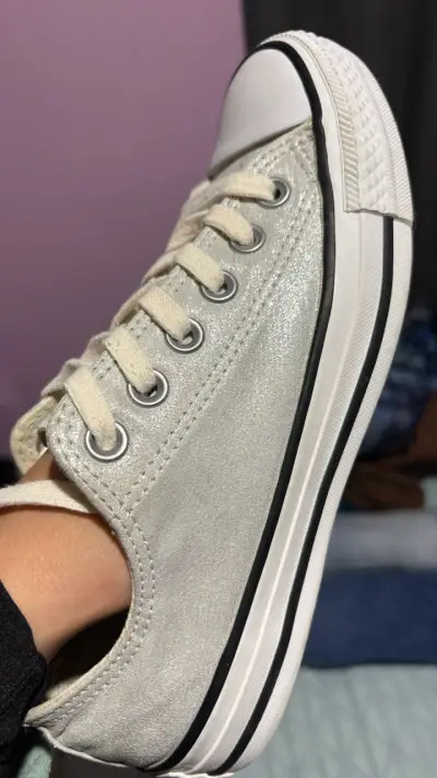 Zapatillas Converse All Star blancas clásicas - miniatura 4